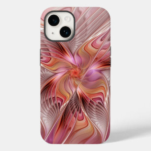 Coque Pour iPhone 14 Papillon coloré abstrait Art Fantastique Fractal