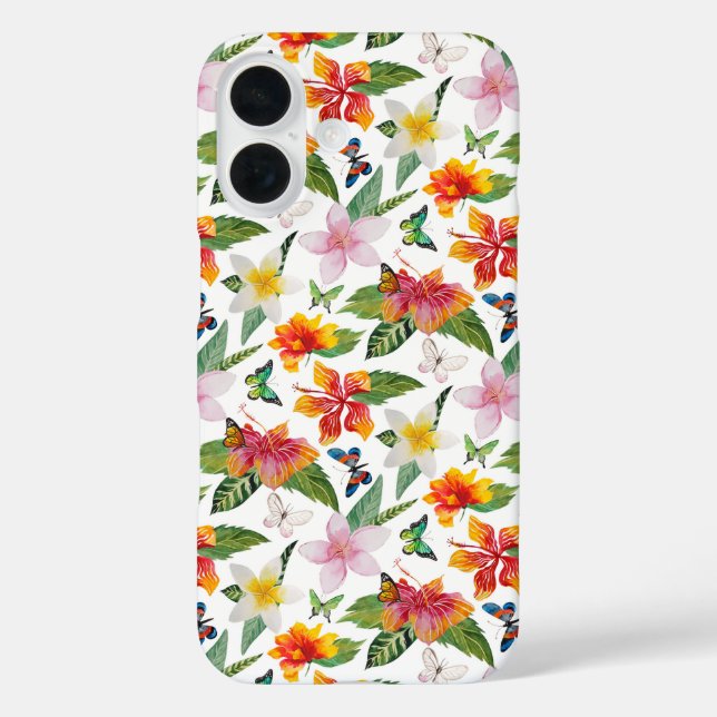 Coques Case-Mate iPhone Papillon floral (Verso)