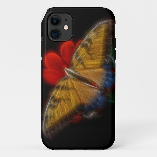Coques Case-Mate iPhone Papillon fractée Tigre Swallowtail (Dos)