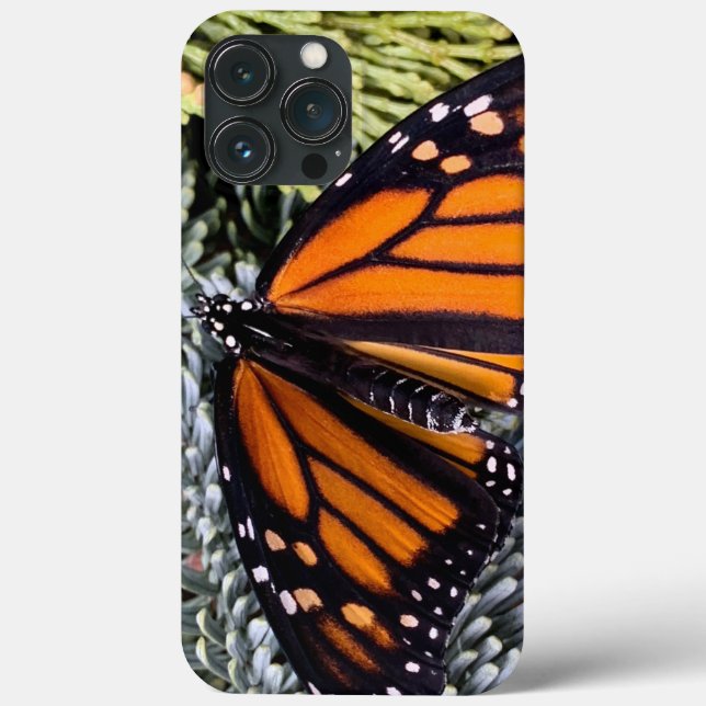 Coques Case-Mate iPhone Papillon monarque sur verdure (Verso)