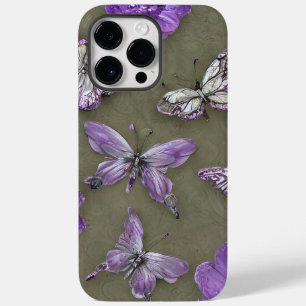 Coque Pour Pour iPhone 14 Pro Max Papillon Nom Personnalisé