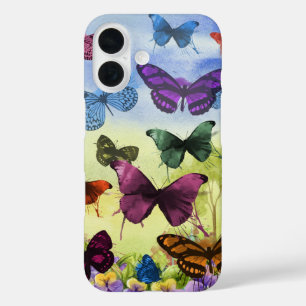 Coques iPhone 16 Papillon papillon vintage Ancien art d'illustratio