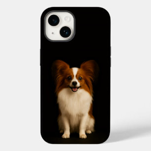 Coque Pour iPhone 14 Papillon raffiné Black 4 Luxe iPhone 14 Mate,