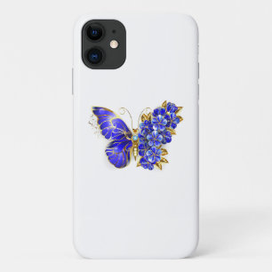 Case-Mate iPhone Case Papillon saphir à fleurs