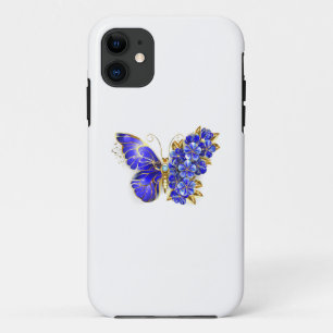 Case-Mate iPhone Case Papillon saphir à fleurs