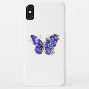 Case-Mate iPhone Case Papillon saphir à fleurs