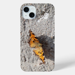 Coque iPhone 15 Mini Papillon sous le soleil