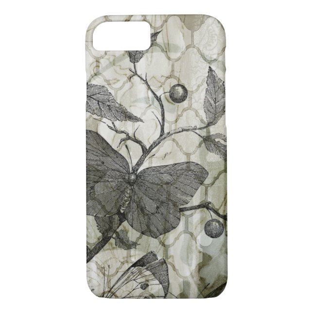 Coques Case-Mate iPhone Papillons Arabesques I (Dos)