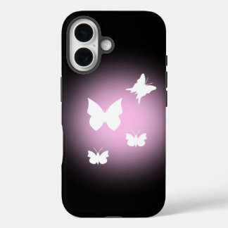 Coques iPhone 16 Papillons blancs