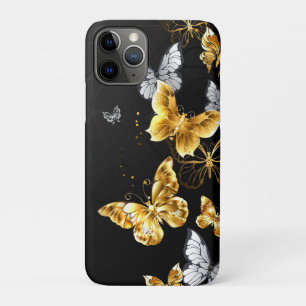 Case-Mate iPhone Case Papillons blancs et dorés
