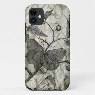 Coque iPhone 11 Papillons d'arabesque I