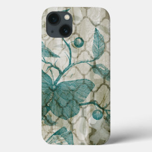 iPhone 13 Coque Papillons d'arabesque V