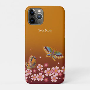 Case-Mate iPhone Case Papillons japonais Sakura Blossoms Personnalisé