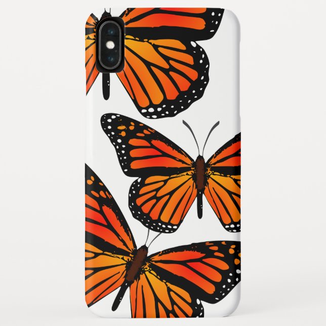 Coques Case-Mate iPhone Papillons Monarch (Dos)