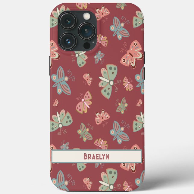 Coques Case-Mate iPhone Papillons Motif Plutôt Personnalisé Fun Inspirivit (Verso)