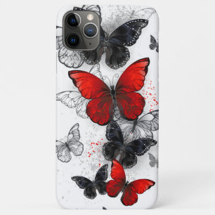 Case-Mate iPhone Case Papillons noirs et rouges volants