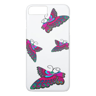 Etui iPhone Case-Mate Papillons roses