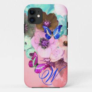 COQUE Case-Mate POUR iPhone PAPILLONS, ROSES SARCELLES ET FLEURS D'ANÉMONE