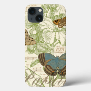 Etui iPhone Case-Mate Papillons sur Partition avec Design Floral