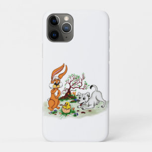Case-Mate iPhone Case Pâques - Chien avec Lapin et Poussin
