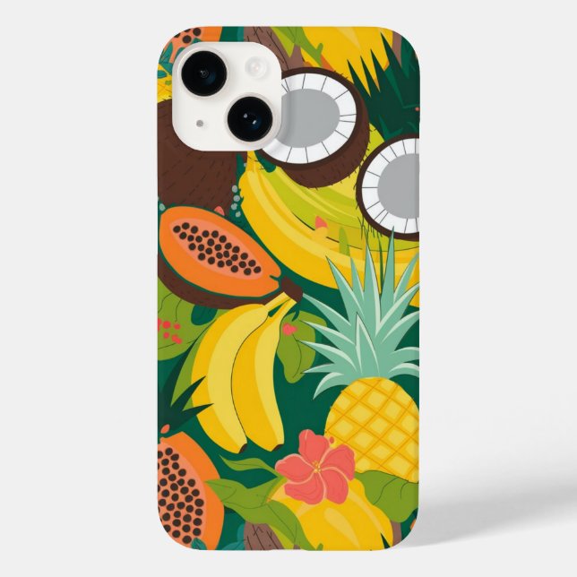 Coques Case-Mate iPhone Paradis des fruits tropicaux (Verso)