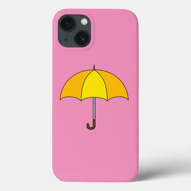 Coques Case-Mate iPhone Parapluie jaune (Verso)