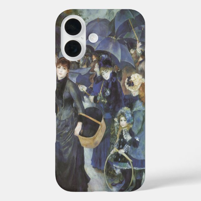 Coques Case-Mate iPhone Parapluies de Pierre Renoir, Impressionnisme Vinta (Verso)