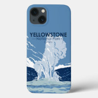 Parc national de Yellowstone Vieux fidèles Vintage