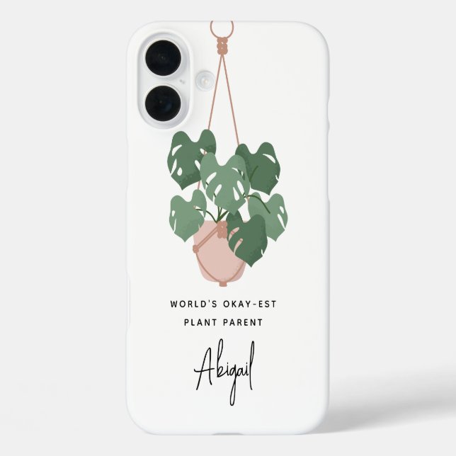 Coques Case-Mate iPhone Parent Plante très bien personnalisé (Verso)