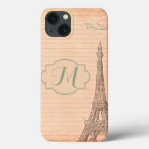 iPhone 13 Coque Paris France Tour Eiffel Monogram IPAD Mini Case