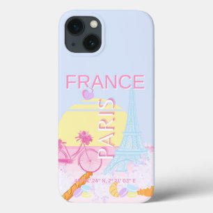 Case-Mate iPhone Case Paris, France, Travel Art, Preppy, Bleu