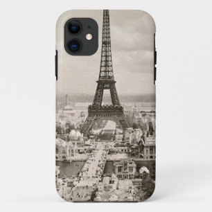 Coque iPhone 11 Paris : Tour Eiffel, 1900