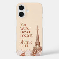 Paris Tour Eiffel Art mural citation motivant