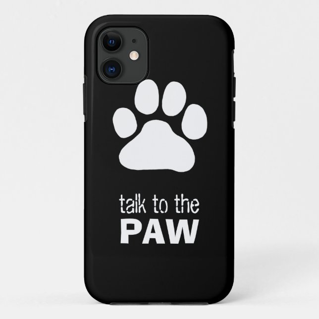 Coques Case-Mate iPhone Parle au Paw (Dos)