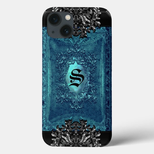 Coques Case-Mate iPhone Parocollet Greerly Vieux Monde Charme Monogramme (Verso)