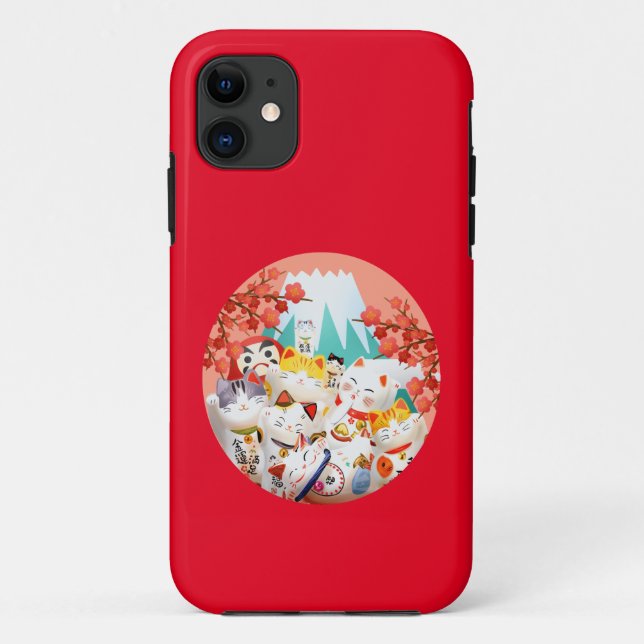 Coques Case-Mate iPhone Parti Manekineko Hanami (Dos)