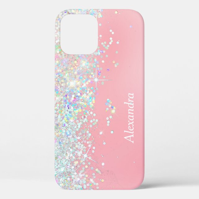 Coques Case-Mate iPhone Parties scintillant arc-en-ciel étoile de Confetti (Verso)