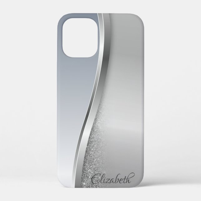 Coques Case-Mate iPhone Parties scintillant argent Cool tendance - Personn (Verso)