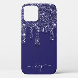Case-Mate iPhone Case Parties scintillant bleue marine moderne élégant
