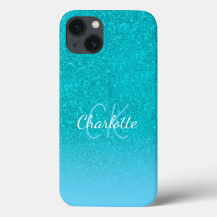 Case-Mate iPhone Case parties scintillant bleue turquoise aqua vert mer