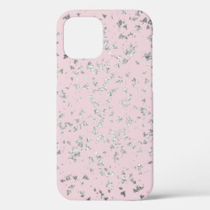 Case-Mate iPhone Case Parties scintillant d'argent Flakes et Blush