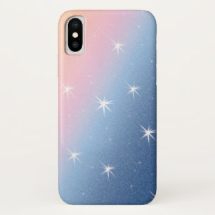 Case-Mate iPhone Case Parties scintillant de dégradé bleu rose