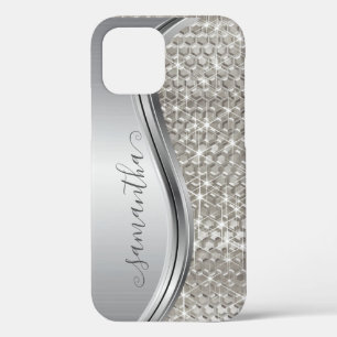 Case-Mate iPhone Case Parties scintillant de glam Séquin argent look mét