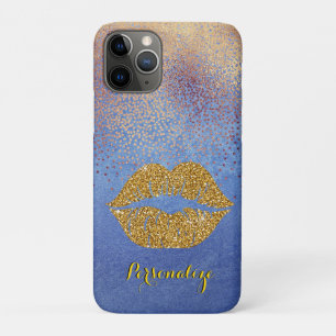 Case-Mate iPhone Case Parties scintillant d'or Lèvres Sparkle Glam Perso