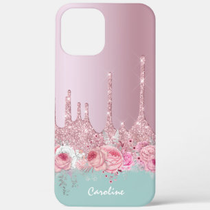 Case-Mate iPhone Case parties scintillant élégante en or rose rose ros