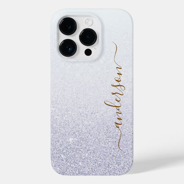 Coques Case-Mate iPhone Parties scintillant élégante monogrammed Nom (Verso)