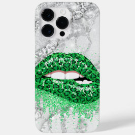 Coque Pour Pour iPhone 14 Pro Max Parties scintillant et lèvres sexy