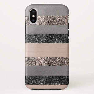Case-Mate iPhone Case Parties scintillant floue Glam Stripes #1