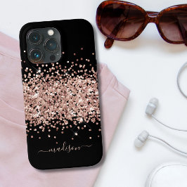 Case-Mate iPhone Case Parties scintillant Girly Sweet 16 Rose Gold