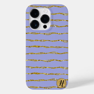 Coque Pour iPhone 14 Pro Parties scintillant Gold et boîtier de téléphone b